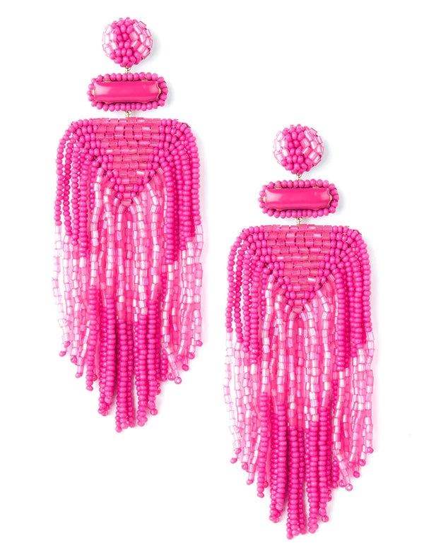 Jody Earrings Hot Pink