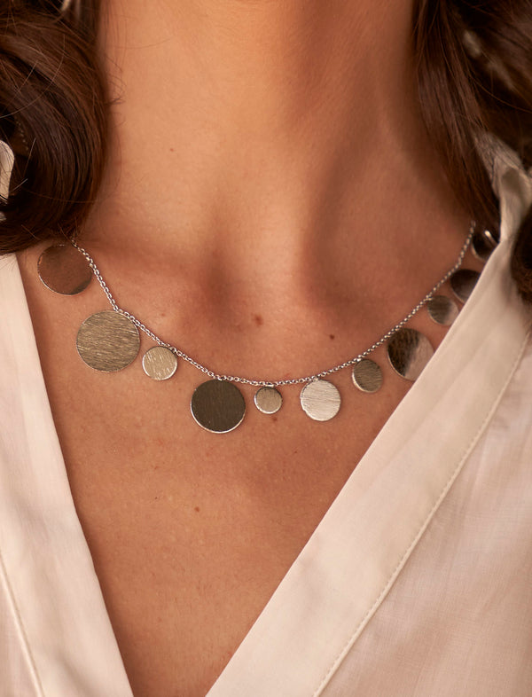 Dinari Jewellery
Coin Necklace- Silver
