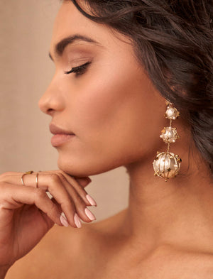 Deepa Gurnani
Czar Earrings -  Pearl
