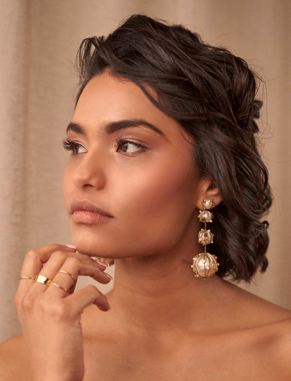 Deepa Gurnani
Czar Earrings -  Pearl