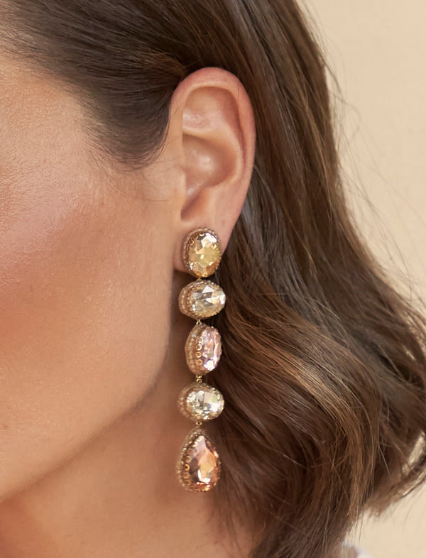 Deepa Gurnani
Tyra Earring - Gold Pastels