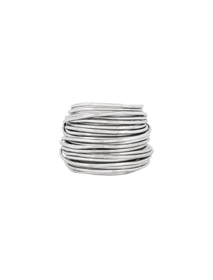 Marcia Moran
Cluster Wire Wrapped Ring Silver