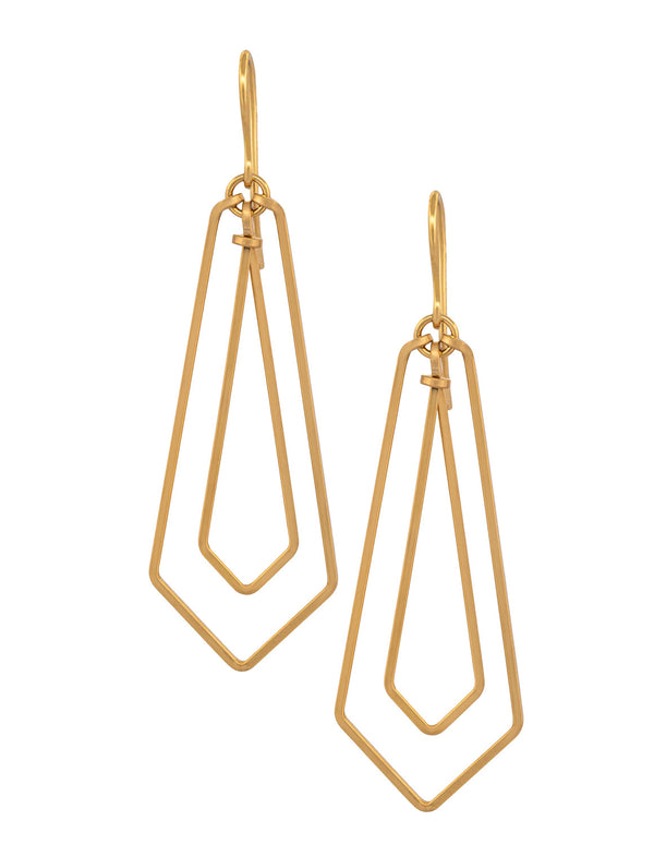 Simply Serasi
Linked Arrow Art Deco Earrings
