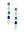 Me Encanta
Anya Five Stone Drop Earrings