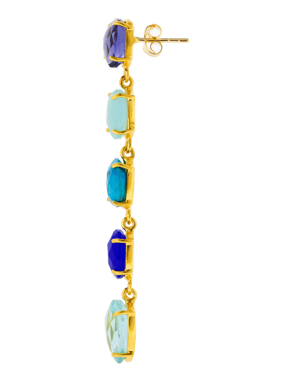 Me Encanta
Anya Five Stone Drop Earrings
