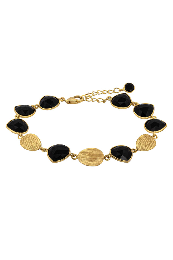 Olena Leaf Adjustable Bracelet Gold