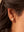 Me Encanta Saffron Gemstone Stud Earrings Gold Moonstone