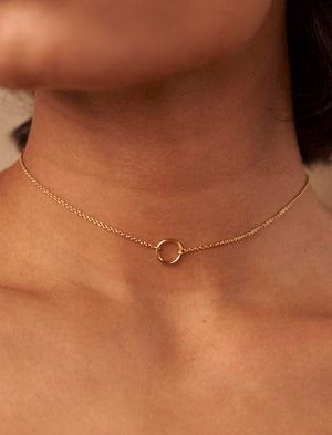 Narvi
Circle Dainty Choker Necklace