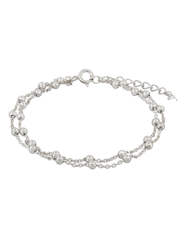 Narvi
Twice as Nice Double Chain Bracelet Silver