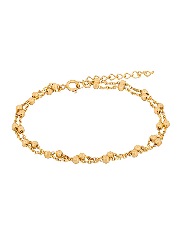 Narvi Twice as Nice Double Chain Bracelet Gold
