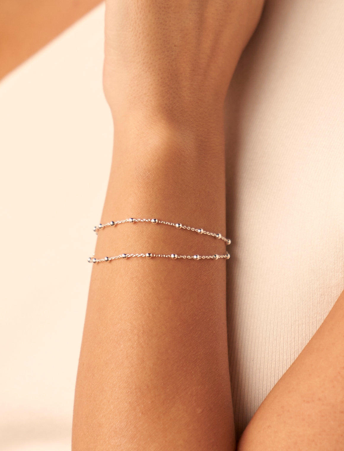 Twice as Nice Double Chain Bracelet by Narvi | Narvi Jewellery