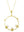 Ottoman Hands Aristea Pearl and Open Circle Pendant Necklace