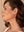 Ottoman Hands Mati Eye Hoop Earrings