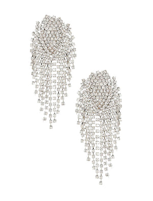 Queen of the Night Earrings Silver