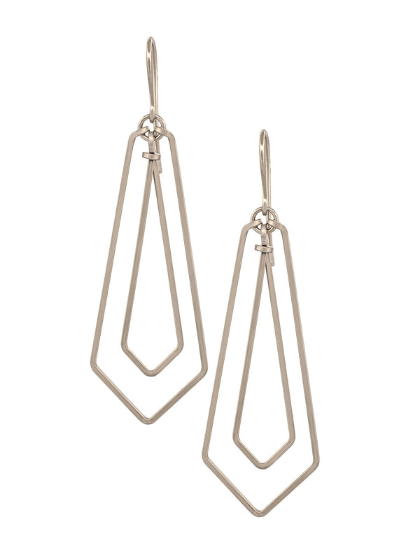 Simply Serasi
Linked Arrow Art Deco Earrings Silver