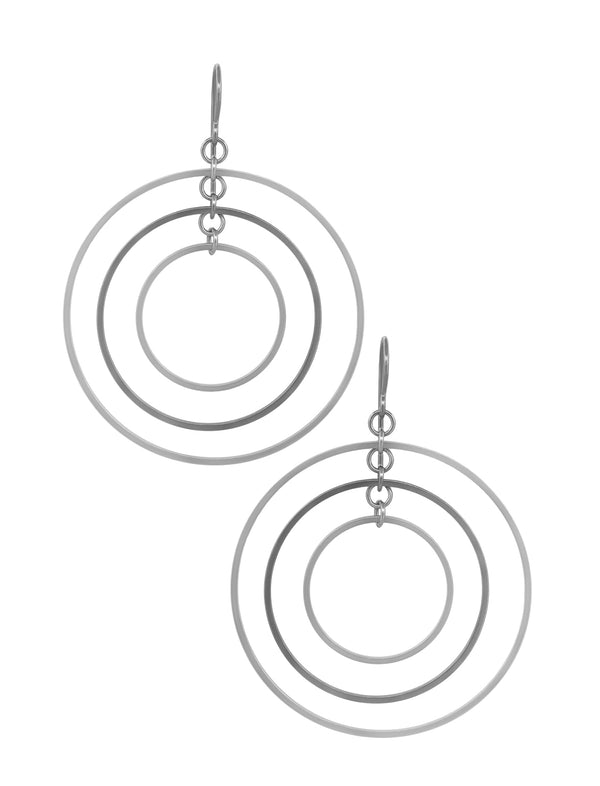 Simply Serasi
Concentric Circle earrings - Silver