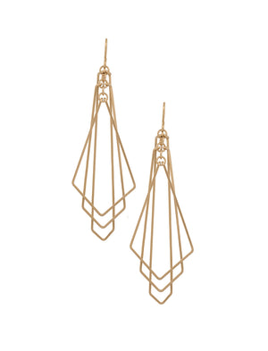 Simply Serasi
Tiered Arrow Art Deco Earrings